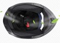 Woljay Flip Up Helmet Motorcycle Full Faces Racing Off Road Street Bike Helmet Xxl Matte Black