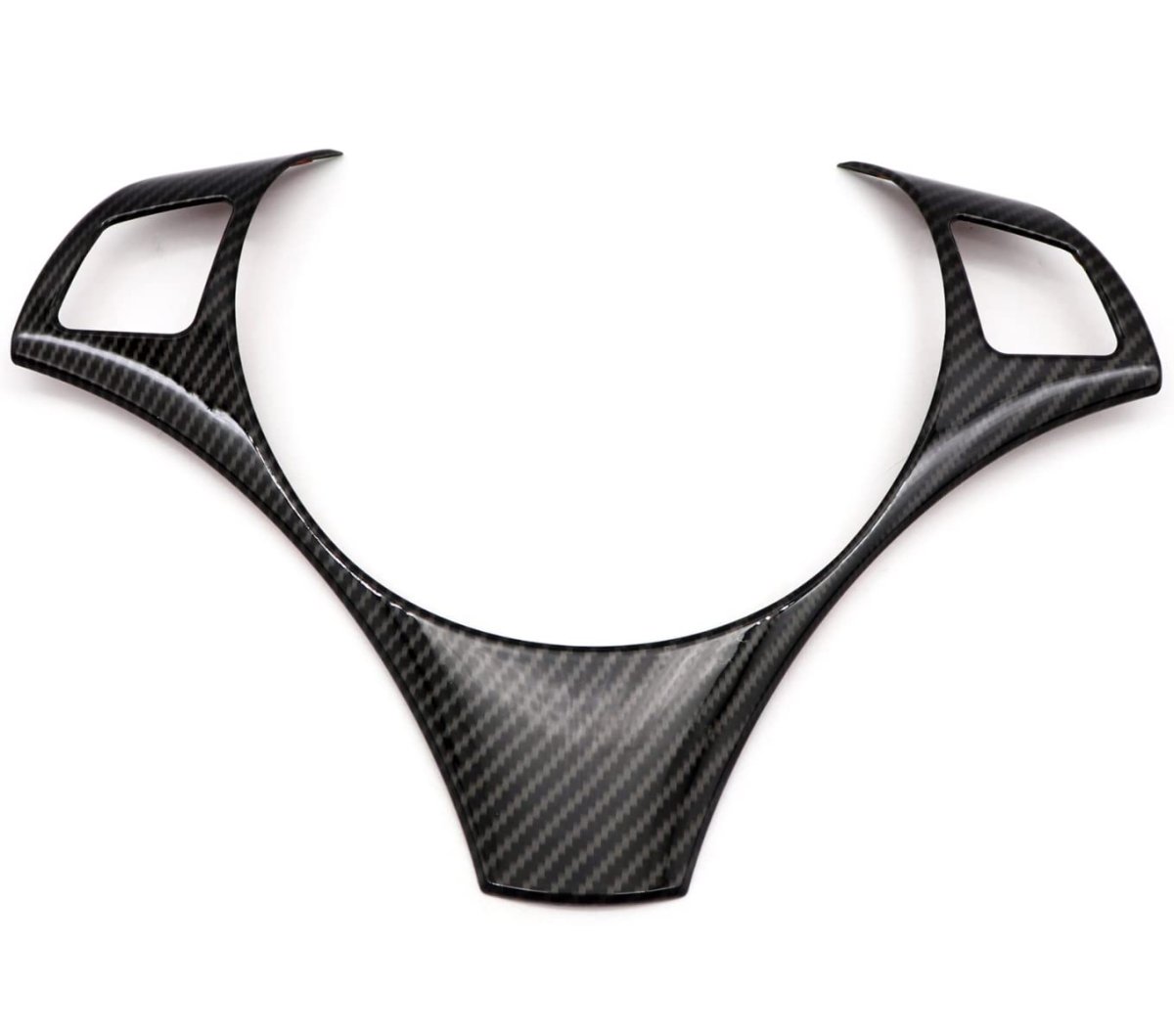 Carbon Fiber Style Steering Wheel Cover For Bmw 3 Series E90 E92 E93 2004 2012 Pvc Interior Trim Accessory
