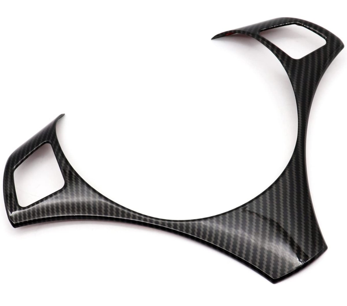 Carbon Fiber Style Steering Wheel Cover For Bmw 3 Series E90 E92 E93 2004 2012 Pvc Interior Trim Accessory