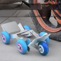 Tire Wheel Dolly Flat Booster Trolly Emergency Roller Move Tool With 5 Wheels For Heavy Duty Bicycle Motorcycle Tricycle Wheel