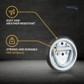 Rv Leash D Ring 10 Pack 1500 Lb Capacity 1 4 In Coated Steel Tie Down Anchor For Campers And Rvs Surface Mount Abs Plastic