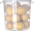 Carlisle 060530 Bains Marie Round Storage Container Only 6 Quart Translucent