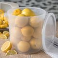 Carlisle 060530 Bains Marie Round Storage Container Only 6 Quart Translucent