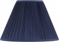 Aspen Creative 33195 Mushroom Pleated Dark Blue Spider Shade 6 Top X 16 Bottom 12 Slant 