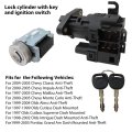 Lock Cylinder With Keys Ignition Switch Replace 10310896 22599340 For 2003 Chevrolet Malibu Ls Sedan 4-door