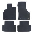 Floor Mats Carpet For Volkswagen Golf R Gti 2015 2021 4 Piece Set Black Velour And Plastic Interior Front Rear Row Direct 