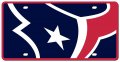 Houston Texans Acrylic Mega Style License Plate Nfl Universal Fit For Trucks High Impact Custom Colored Material