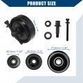 Hihaha No 97834-29010 Belt Tensioner For Hyundai Accent 1996-2012 Tension Pulley Durable 1pcs Black