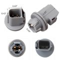 Nghtmre 2x License Plate Light Wiring Harness Pigtail Rear Lamp Socket For 2008 To 2020 F-250 F-350 Super Duty F37z-13550-aa
