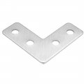 Uxcell Flat Plate L Shape 40mmx40mm Stainless Steel 304 Angle Corner Brace Repair Brackets Pack Of 10