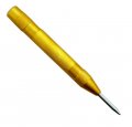 Toolusa 5 Automatic Center Punch Gold Color Precision Marking Tool Durable Versatile Ideal For Metals Wood Plastics 
