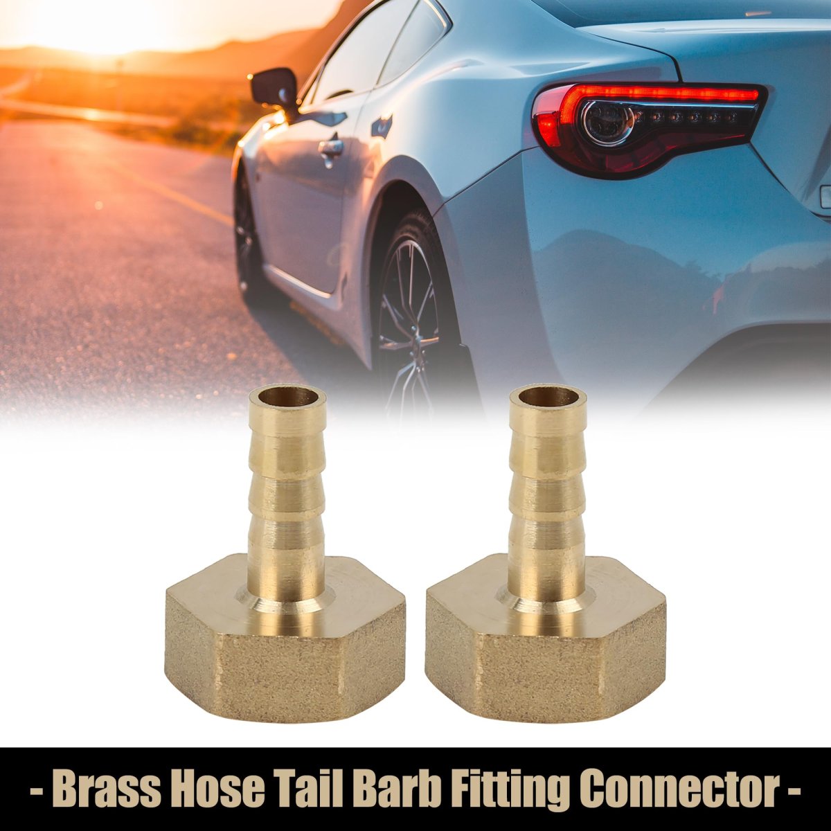 8mm Hose Id X G 1 2 Npt Female Pipe Brass Tail Barb Fitting Connector For Joiner Air Water Fuel Pcs