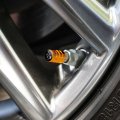 Eagle Illustration Valve Stem Caps For Tire Rim Wheel Aluminum Yellow