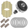 Caltric Clutch Outer Basket And Plates Kit Compatible With Honda Rancher 420 Trx420fpe 2009-2013