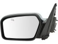 Left Driver Side Power Mirror Chrome With Heated Glass Puddle Light And Memory For 2007-2010 Lincoln Mkz 