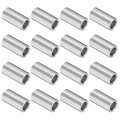 16pcs Aluminum Spacers 5mm Id X 8mm Od 16mm Length Screw Standoff Bushing Plain Finish Unthreaded Metal Round Spacer For M5 