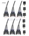 6 Pack New Pigtail Harness 90980-11885 9098011885 Ignition Coil Plug Connector F For Camry Corolla Highlander Tc Xb Vibe Prizm