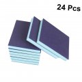 Generic 24pcs Woodworking Sponge Grinding Block Soonges Sandings Durable Abrasion Diamond Polishing Abrasive Hand Pads Block