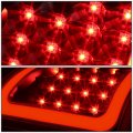 Auto Dynasty Compatible With 07-09 Dodge Ram Pickup 3rd Gen Pair Of 3d White Led Bar Black Housing Smoked Lens Brake Tail