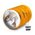 Redfish Fishing 4 Valve Stem Caps For Tire Rim Wheel Aluminum Yellow