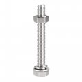 Uxcell M10 X 80mm Hex Head Screws Bolts Nuts Flat Lock Washers Kits 304 Stainless Steel Fully Thread Hexagon 4 Sets
