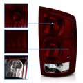 Amerilite For 2002-2006 Dodge Ram Pickup Truck Dark Red Factory Style Replacement Taillights Set Circuit Board Included Driver