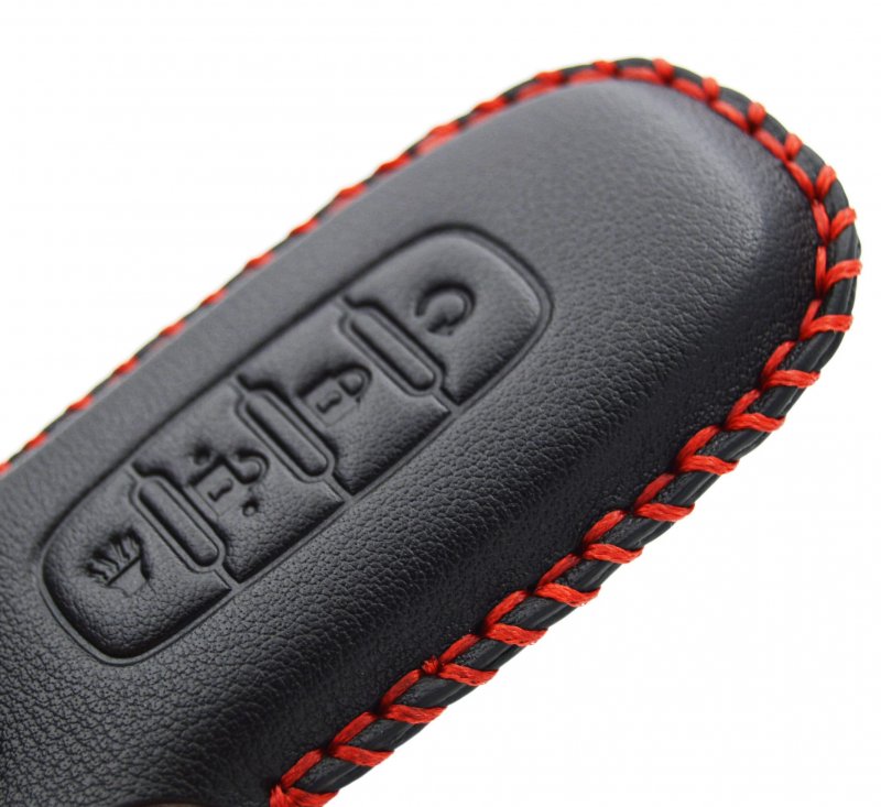 Leather Key Cover Keychain Hook Clip For Nissan Rogue Pathfinder X-trail 2023 2024 285e3-7la6a