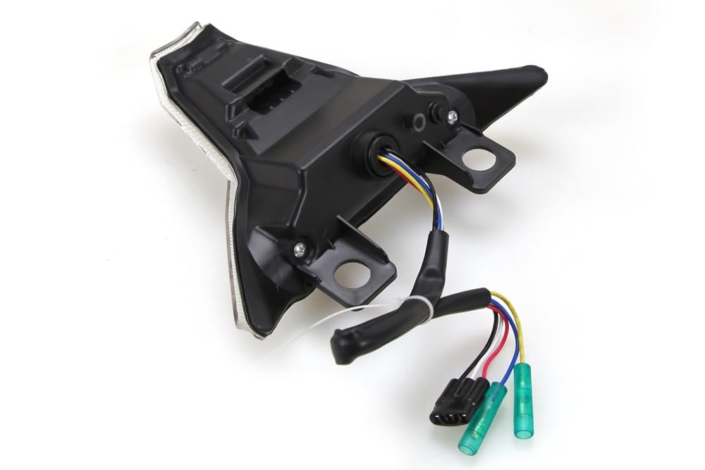 Motodynamic Integrated Sequential Led Tail Lights Clear Lens For Kawasaki Ninja Zx-4r Zx-4rr 2023-2026 Relay Included