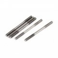 M4x60mm 304 Stainless Steel Double End Threaded Stud Screw Bolt 5pcs 