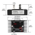 Baomain 100a Amp 1200v Volt Diode Bridge Rectifier Metal Ql100a