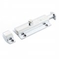 Uxcell Window Door 4 Inch Length Automatic Barrel Bolt Latch Lock Silver Tone