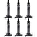 Set Of 6 Ignition Coils For Toyota Rav4 2 5l L4 2009 2018 Tundra Sequoia Camry Highlander 4runner Lexus Rc350 Rc300 Is350 Is250 