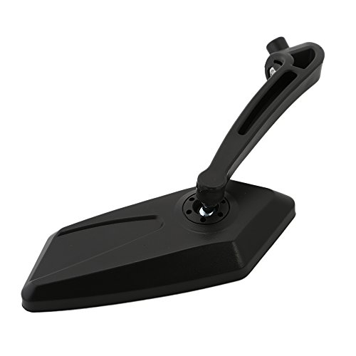 Universal Motorcycle Rearview Side Mirrors For Sports Bike Choppers Cruiser 6 In X 2 Convex With 8mm And 10mm Adapters Black