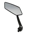 Universal Motorcycle Rearview Side Mirrors For Sports Bike Choppers Cruiser 6 In X 2 Convex With 8mm And 10mm Adapters Black