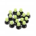 Uxcell 15pcs 12v Ice Blue T3 Car Wedge Led Dash Gauge Instrument Panel Light Interior
