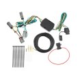 Dasbecan 56477 4-pin Flat Trailer Wiring Harness Kit For Ford Maverick 2022 2023 2024 4-way Connector Tow Hitch 