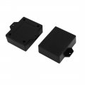 Uxcell 63mmx51mmx22mm Dustproof Ip65 Junction Box Electric Project Enclosure Black 5pcs