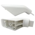 2 Pack Wb7x7189 Door Handle End Cap For General Electric Range White Replacement Wb07x7189 268078 Ps256619 Ah256619 Ea256619 