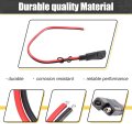 5pcs 16awg 2 Pins Way Car Waterproof Electrical Wire Cable Automotive Connector For Auto Motorcycle Scooter Truck Marine 30cm