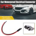5pcs 16awg 2 Pins Way Car Waterproof Electrical Wire Cable Automotive Connector For Auto Motorcycle Scooter Truck Marine 30cm