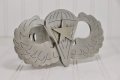 Custom Hitch Covers 12881-stainless Parachutist Badge With Combat Star