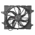 Non Tow Package Ch3115170 Factory Style Standard Duty Single Cooling Radiator Fan Assembly Compatible With Dodge Durango