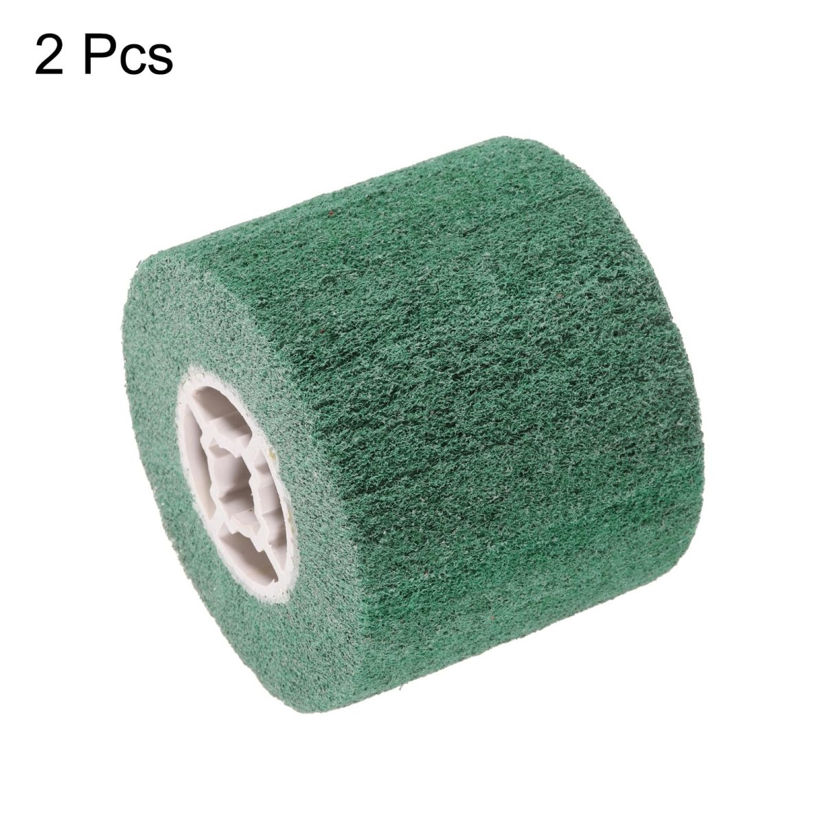 2pcs 120mmx100mm 60 Grit Non-woven Polishing Burnishing Wheel Nylon Wire Drawing Abrasive Flap For Stainless Steel Copper Green