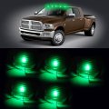 5pcs Smoke Replacement Fit For Lexus Lincoln Mercedes Cab Roof Marker Running Lamps T10 6smd Green Led Lights 