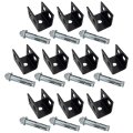 Mobile Home Concrete Slab Anchors With Expansion Bolt Set For Dry Double Head Anchor 10 Pack 