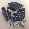 Black Front Rider Foot Pegs Bracket Fit For Honda Cbr600rr Rr 2007 2008-2011