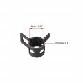 Uxcell Steel Band Clamp 8mm Inner Dia Fit 8 5-9 2mm Od Hose Spring Type Action Fuel Line Silicone Tube Clip Black 30pcs