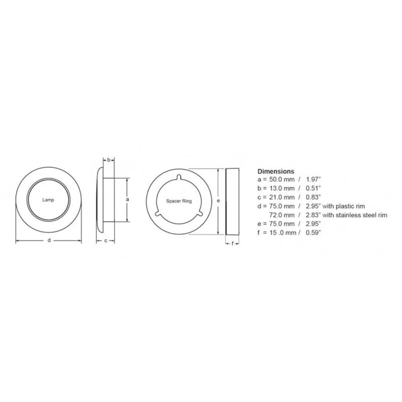 Hella 2xt 980 502-241 Interior Light