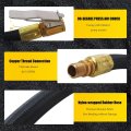 5 Tire Inflator Extension Hose Valve Tube High-pressure Quick-inflation Clip Connector On Air Pump Chuck Adapter For Car