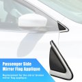 X Autohaux Passenger Side Mirror Flag Applique For Nissan Sentra 2013-2019 Rh Cover Right Door Corner Finisher Replace
